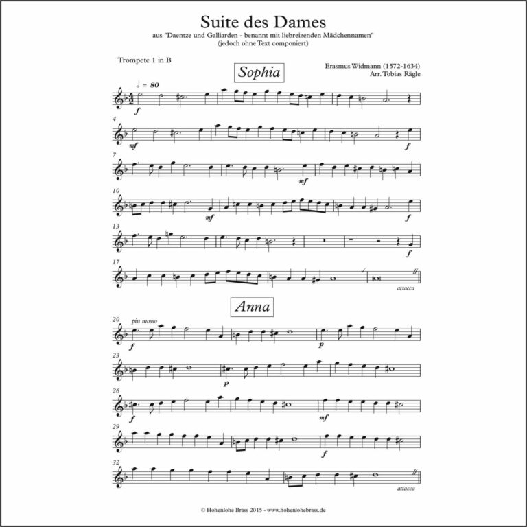 Suite des Dames (Quintett) – Bild 3